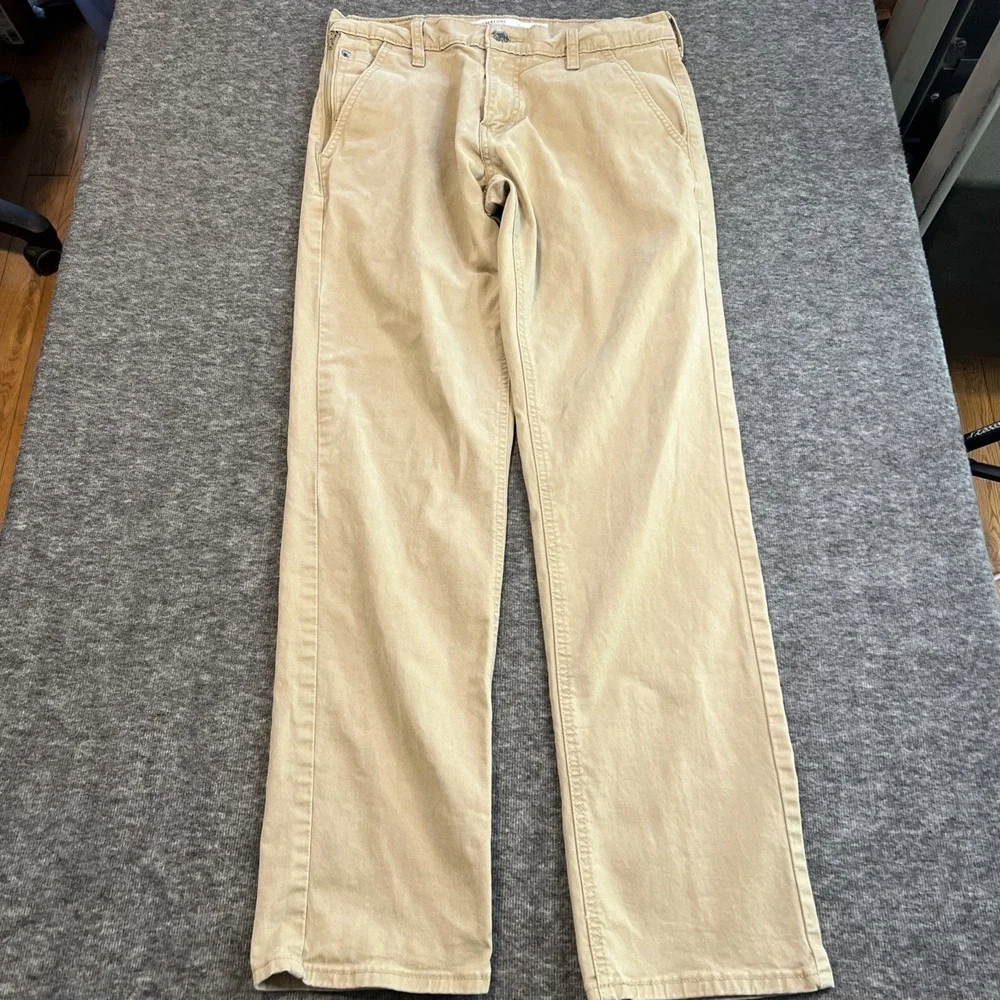 Levi Strauss Signature Athletic‎ Fit Denim Jeans Size 30x32 Tan Ready To Wear